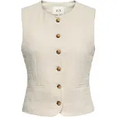 JDY Gilet 'JDYCara' lichtbeige