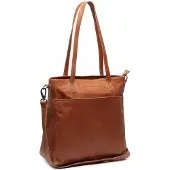 The Chesterfield Brand Mosel Shopper - met 14" laptopvak - met afneembare schouderriem - cognac