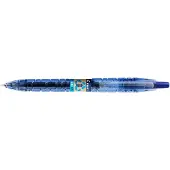 Pilot B2P Gel Intrekbaar Gelpen Blauw 0,4 mm Medium Kegelvormig Navulbaar 89% Gerecycled