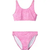 Name it Bikini 'NKFZAnimal' framboos / wit