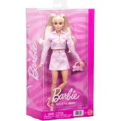 Barbie Deluxe Stijl - Roze Denim Jasje met Bijpassende Rok - Modepop