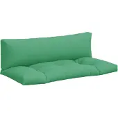 vidaXL Palletkussens 2 st stof groen