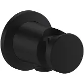 Hansgrohe One - Muuraansluitbocht met houder, mat zwart 48780670