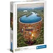 Clementoni - Puzzel - 1000 Stukjes - Bibliodame - Puzzel Voor Volwassenen - High Quality Collection