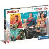Clementoni DC Superpets, 104 onderdelen, thema: cartoons, geschikt voor kinderen vanaf 6 jaar