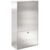 vidaXL Pakket Inwerpkoker Zilver 44 x 22 x 82 cm Roestvrij staal