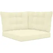 vidaXL Buitenbankkussen Polyester Crème 80 x 43 x 10 cm