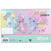 Disney Lilo en Stitch Star Stuff A/4 spiraal schetsboek, 30 vellen