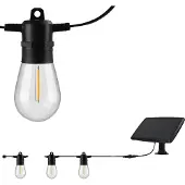 OEM Zonne-energie lichtslinger, met afstandsbediening, waterdicht ontwerp, 15 meter lang, 15 lampjes