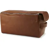 Lucleon Cambodia XL Tankleurige Lederen Toilettas