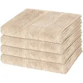 Cawö Handdoek 'Noblesse' bruin