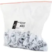 Gembird Netwerkplug huls voor RJ45 connectoren - kabel tot 6 mm - 100 stuks / grijs