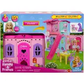 Mattel Barbie poppenhuis Chelsea pop-up huis speelset multicolor.