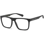 Polaroid PLD D533 56/16/140 Matte zwarte polyamide monturen UNISEX PLD D533