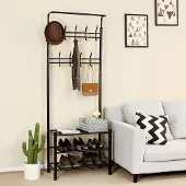 Bobbel Home - Multifunctionele Garderobe Kast - Met Kapstok En Schoenenrek