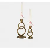 Loberon Kaarsenhouder set van 2 Corvane