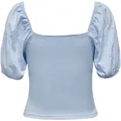 ONLY Jdypia Top Dames Blauw Xxs