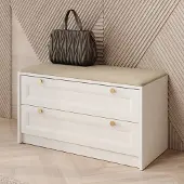 Meubella - Schoenenkast Rumble - Wit - 90 cm