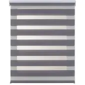 STORESDECO - Duo rolgrodijn – stijlvol dubbel textiel in zilver, 160x180 cm