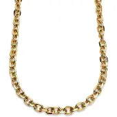 Lucleon Essentials | 12 mm Goudkleurige Ketting met Kabelschakels