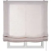 STORESDECO - Vouwgordijn zonder stokken, doorschijnend, Beige, 75x175 cm