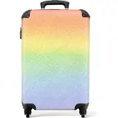 NoBoringSuitcases.com - Kindertrolley regenboog - Koffer kinderen - 55x35x25
