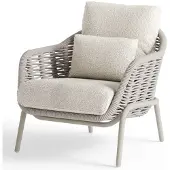 Suns Casto loungestoel rope camel sand beachy boucle