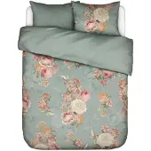 Essenza Dekbedovertrek Orianna Dusty Teal Satijn-240 x 200 / 220 cm | Lits-Jumeaux