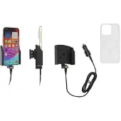 Brodit houder/lader iPhone 15 Pro Max USB sig - with case
