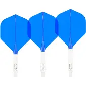 Red Dragon Nitro Flite System White Blue NO2 - Dart Flights