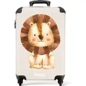 NoBoringSuitcases.com - Baby koffer leeuw - Trolley koffertje - 55x35x25