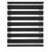 STORESDECO - Duo rolgrodijn – stijlvol dubbel textiel grijs, 80x180 cm