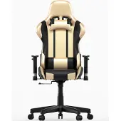 Vdd Gaming stoel Goldgamer Deluxe - Bureau stoel - Gaming stoel - Goud zwart