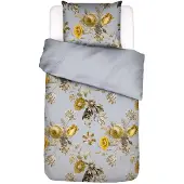 Essenza Dekbedovertrek Florean Grijs Satijn-140 x 200 / 220 cm | 1-Persoons
