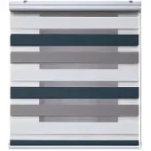 STORESDECO - Premium Duo rolgrodijn met aluminium afwerking, 120x250 cm