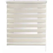 STORESDECO - Duo rolgrodijn – stijlvol dubbel textiel linnen, 140x250 cm