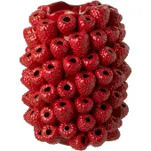 J-Line vaas Berry - keramiek - rood