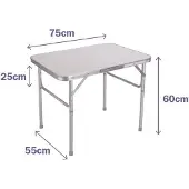 Marbueno Summer 10013b 75x55x25 Cm Folding Table Wit