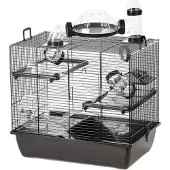 Duvo+ knaagdierenkooi Black Rufus - 50 x 33 x 44.5 cm