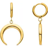Luxenter oorbellen in 18K geel goud - Yinas