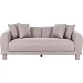 Beliani PORI - Driezitsbank - Taupe - Polyester