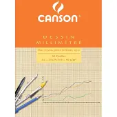 Canson MILLIMETERBLOK A4 LICHTBRUIN
