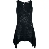 Jawbreaker - Gothic Top - Mystic Cat Vest - S tot 4XL - voor Vrouwen - zwart - Maat XL