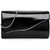 Tamaris Clutch 'Amalia Wave' zwart