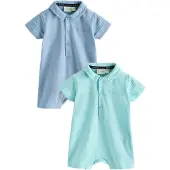 Ted Baker Rompertje/body azuur / opaal