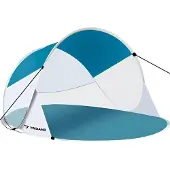 Trizand Pop-up Strandtent - 190x120x90cm - Met Mugennet - Ideaal voor Stranduitjes