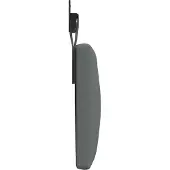 vidaXL Hangend hoofdbord Donkergrijs Stof