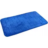 Euromat Antislip Badkamermat Sumba Blauw Geometrisch 45x75 cm