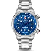 Swiss Military Hanowa herenhorloge, zilver, modelnummer SMH-SMWGH0006403