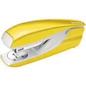 Leitz WOW Bureau Nietmachine - Nietcapaciteit Van 30 Vel - Inclusief Nietjes - Ideaal Voor Thuiskantoor - Geel